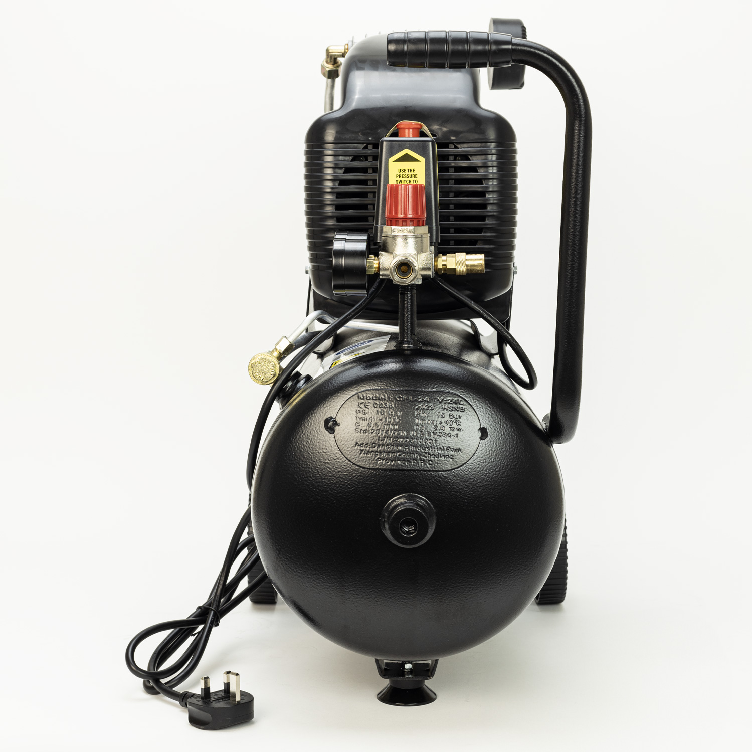 06457 SIP 4.1 kW Air Compressor, 116 psi, 25 kg, 24 L