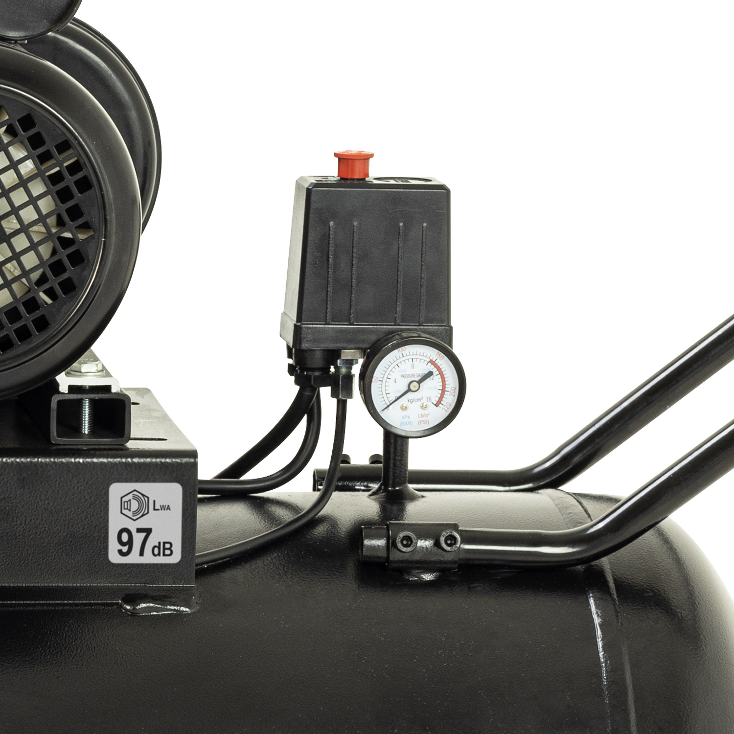 06476 SIP 3 HP Air Compressor, 145 psi, 98 kg, 150 L