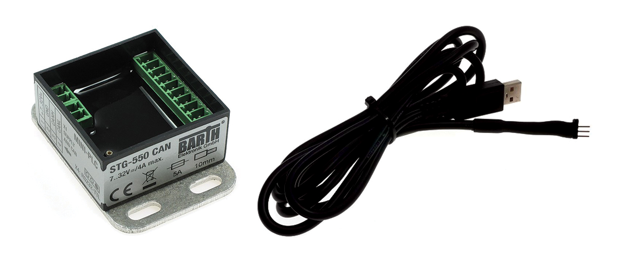 BARTH lococube mini-PLC Series PLC I/O Module, Digital Output, 5-Input, Analogue Input