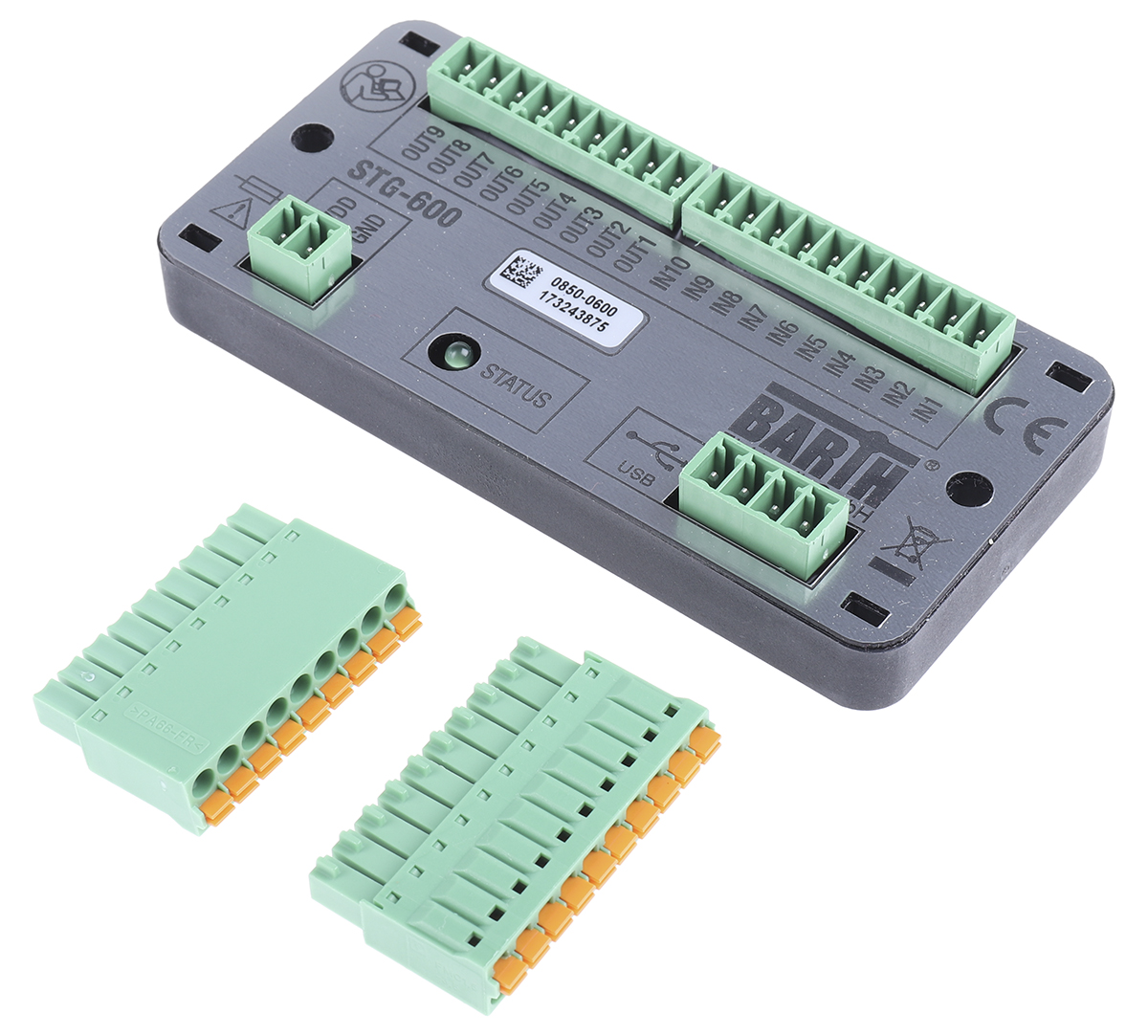 0660-0600 BARTH lococube mini-PLC Series PLC I/O Module, MOSFET Output, 1-Input, Analogue Input