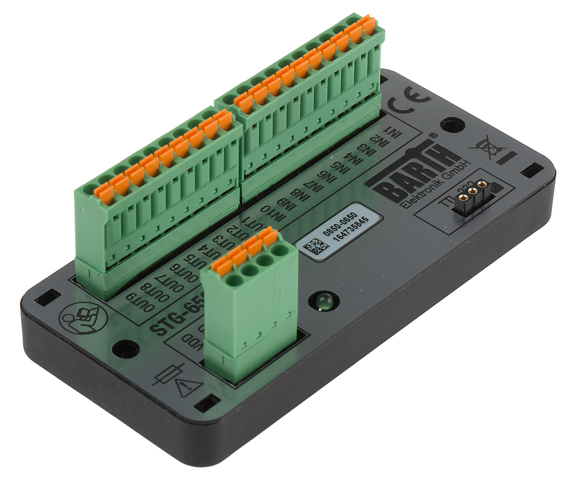 BARTH lococube mini-PLC Series PLC I/O Module, Digital Output, 1-Input, Analogue Input