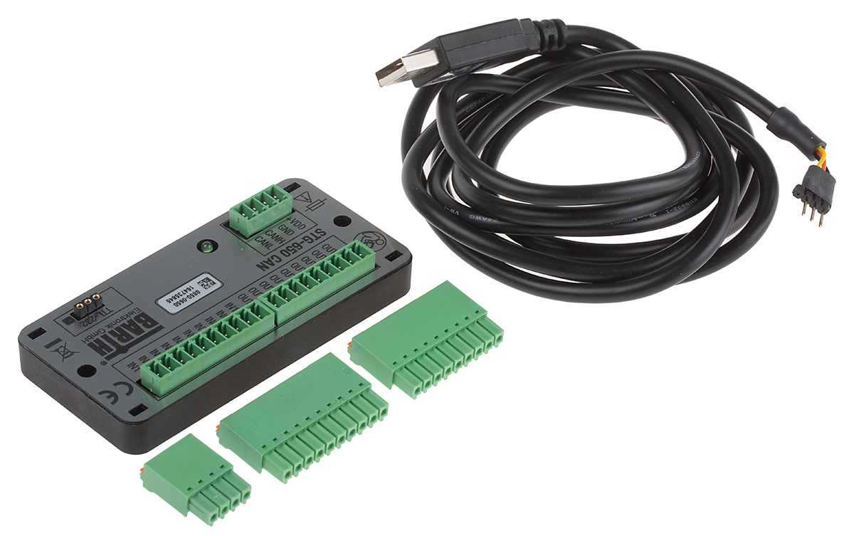 0660-0650 BARTH lococube mini-PLC Series PLC I/O Module, Digital Output, 1-Input, Analogue Input