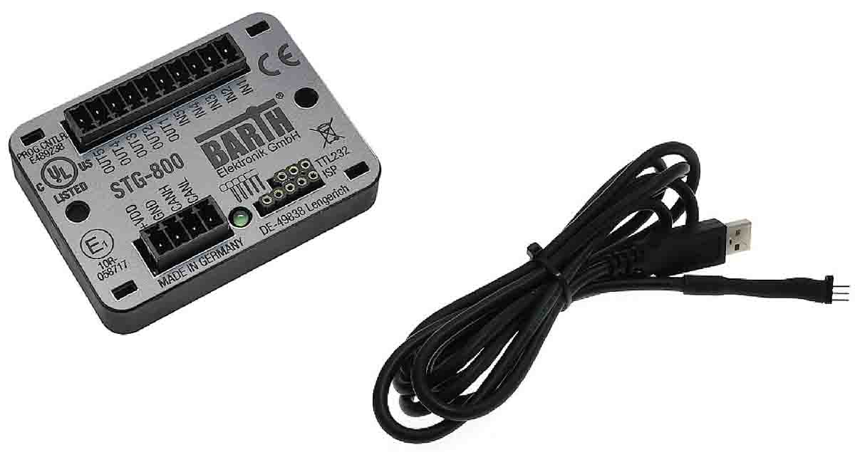 BARTH lococube mini-PLC Series Starter Kit, Transistor Output, 5-Input, Analogue, Digital Input