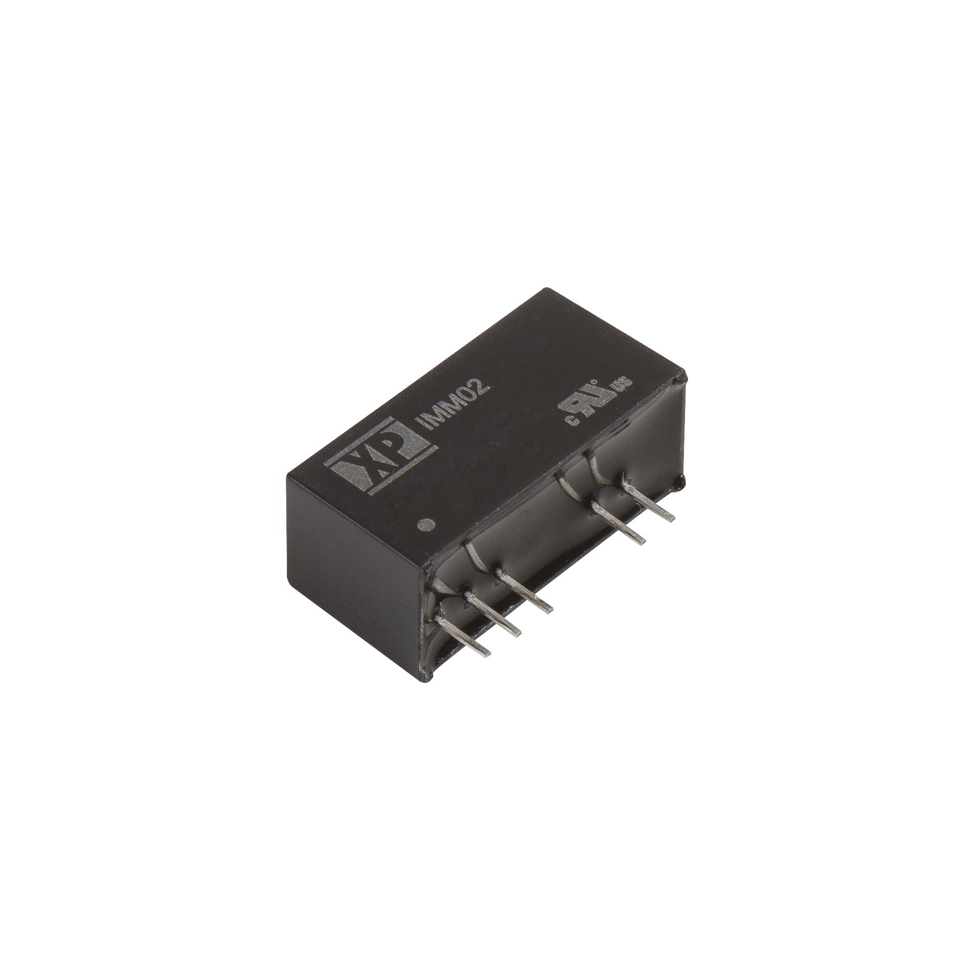 XP Power IMM DC-DC Converter, 5V dc/ 400mA Output, 9 → 18 V dc Input, 2W, Through Hole, +100°C Max Temp -20°C