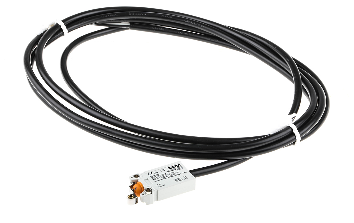 Bartec Plunger Limit Switch, 1 NO/1 NC, IP66, Plastic Housing, 400V ac, 2A