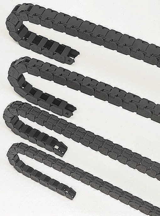 Igus e-chain Black, W37mm x D15 mm, L1 m, 18 mm Min. Bend Radius, Igumid G