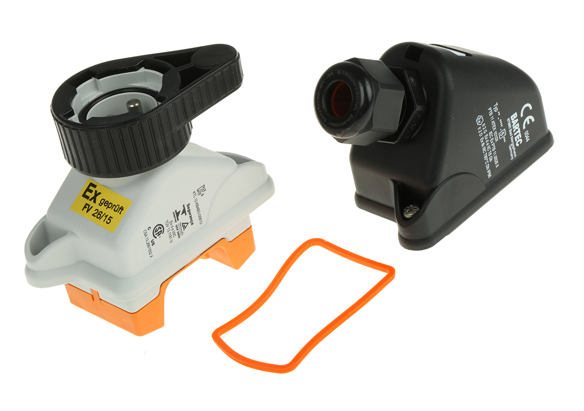 Bartec ComEx Series Push Button Switch, Panel, 30.3 mm Cutout, DPST, IP20
