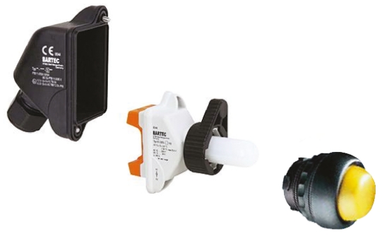 Bartec Bartec Series Push Button Switch, Panel Mount, IP20
