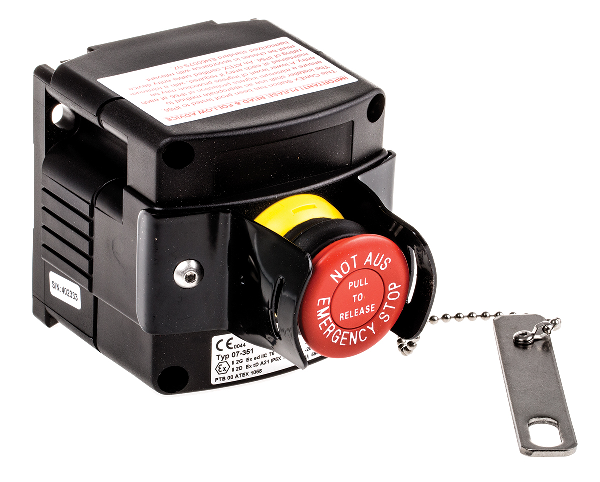Bartec Control Station Switch - SPDT, Thermoplastic, IP67, IP66