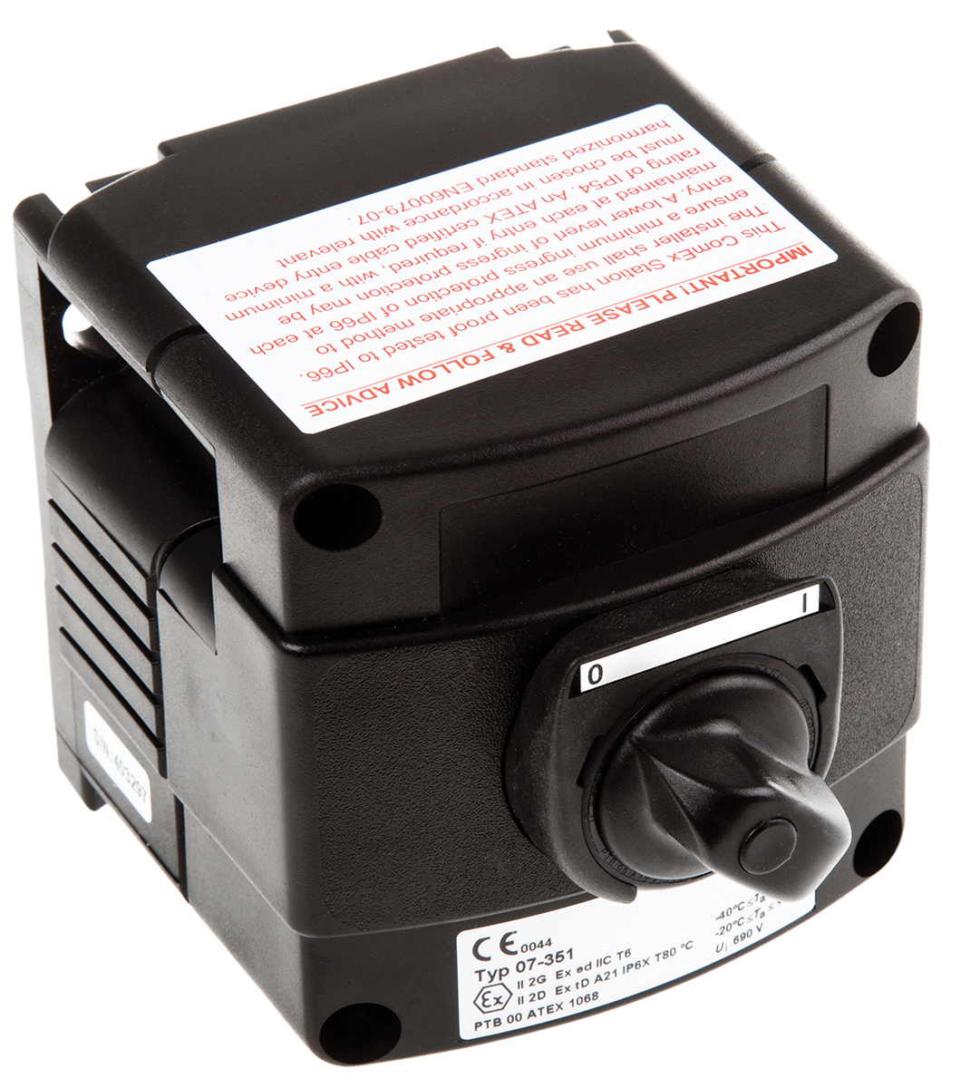 Bartec Latching Control Station Switch - 2 NO, IP66, IP67