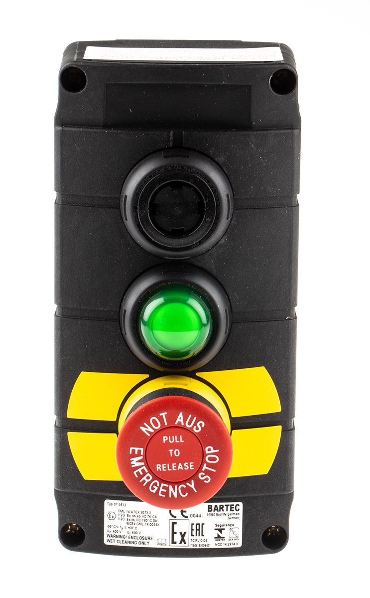 Bartec Control Station Switch - SPDT, IP67, IP66