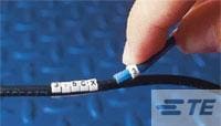 TE Connectivity Agastat 7000 Cable Markers, Black, Pre-printed "9", 070440-000