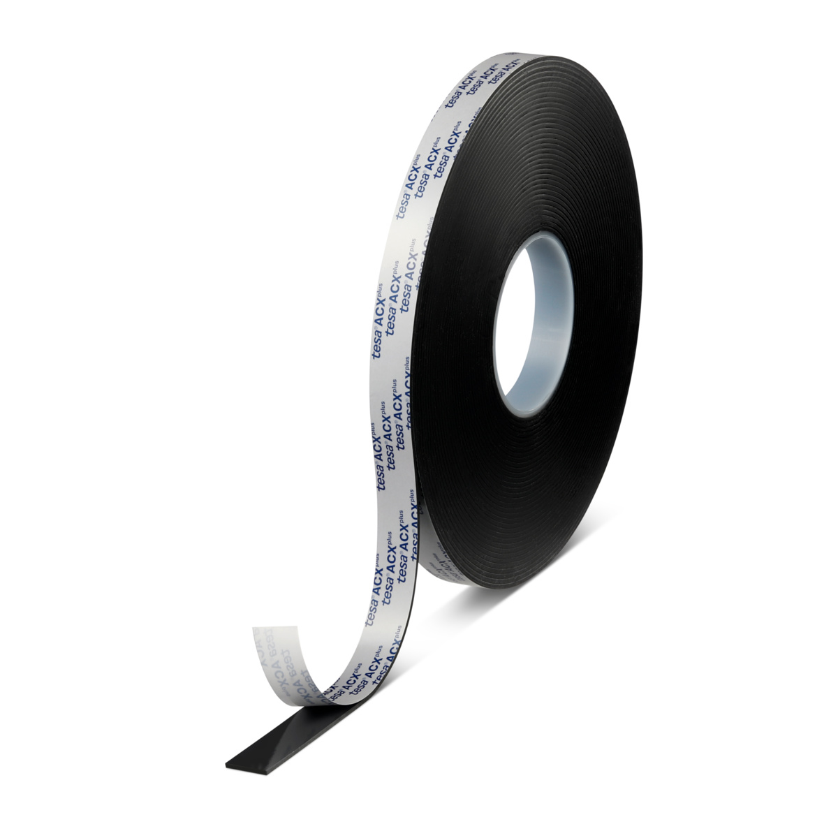 Tesa ACXplus 7078 Tesa ACXplus 7078 Black Foam Tape, 19mm x 18 m, 2 mm Thick