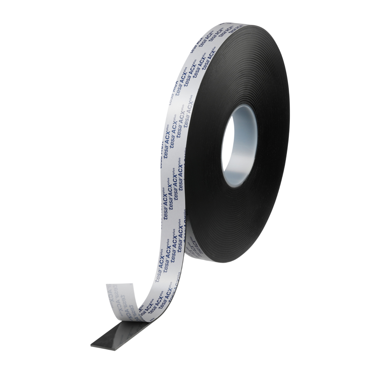 Tesa 07078-00012-24 Black Foam Tape, 2000 μm Thick, Acrylic Foam Backing