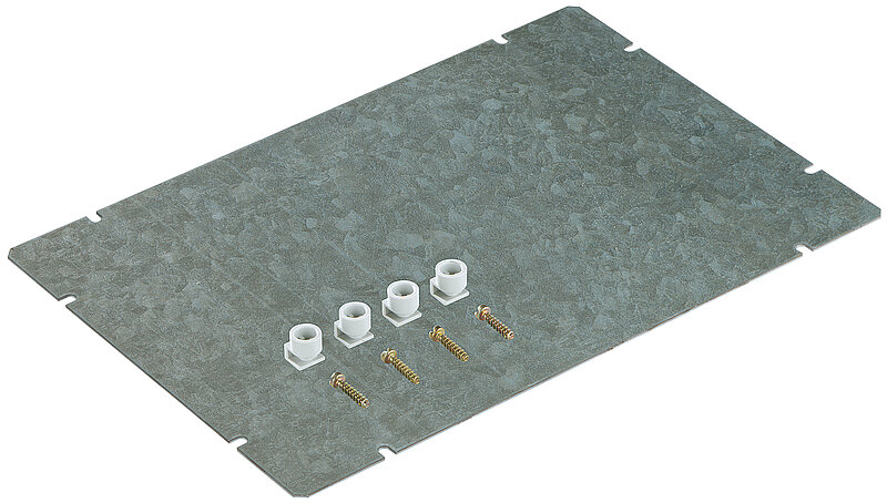 Spelsberg GMS Series Galvanised, Steel Mounting Plate for Use with Distribution Box x 260 mm x 160mm