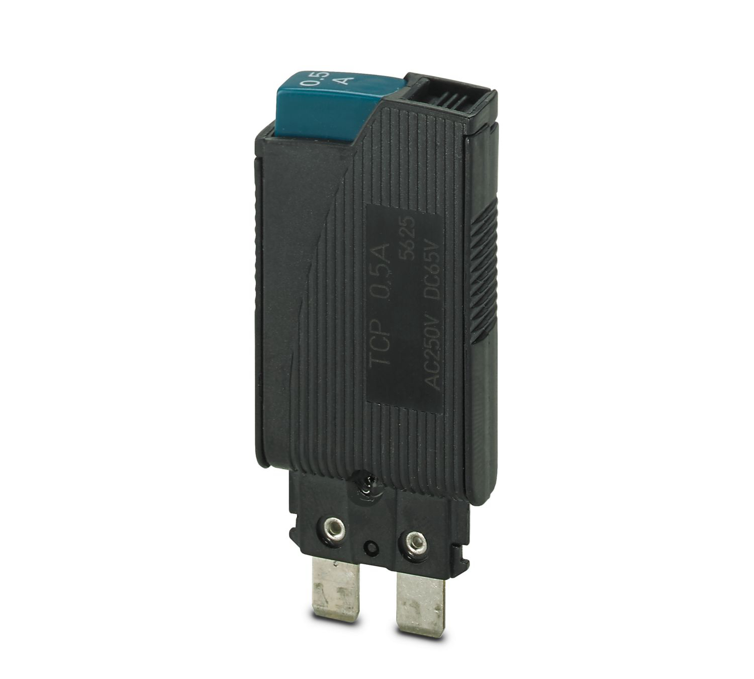 Phoenix Contact TCP 0.5A Thermal Circuit Breaker - 1-Pole, Base, 500mA Current Rating, 250V ac, 65 V dc