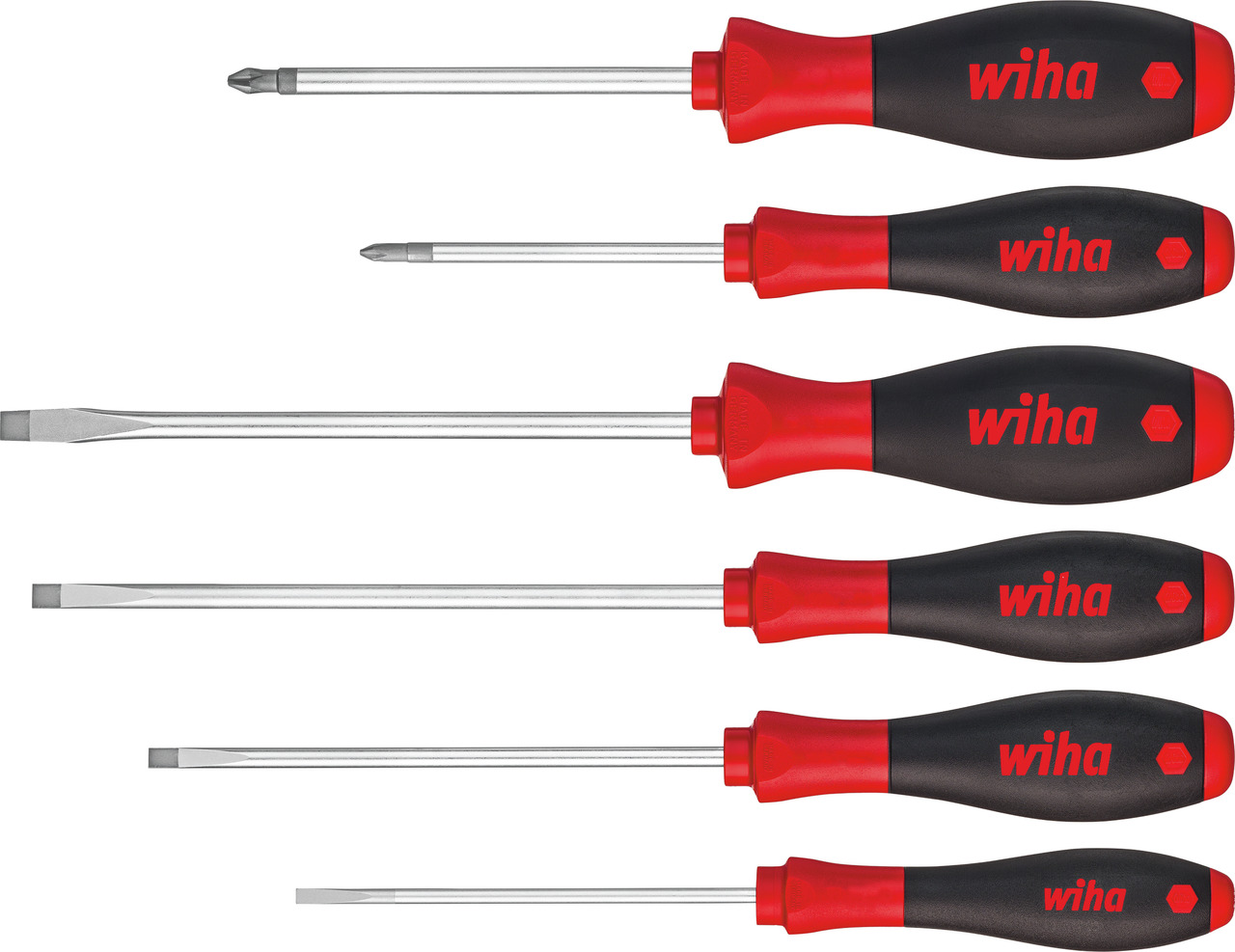 Wiha Slotted Standard Screwdriver Set, 6-Piece