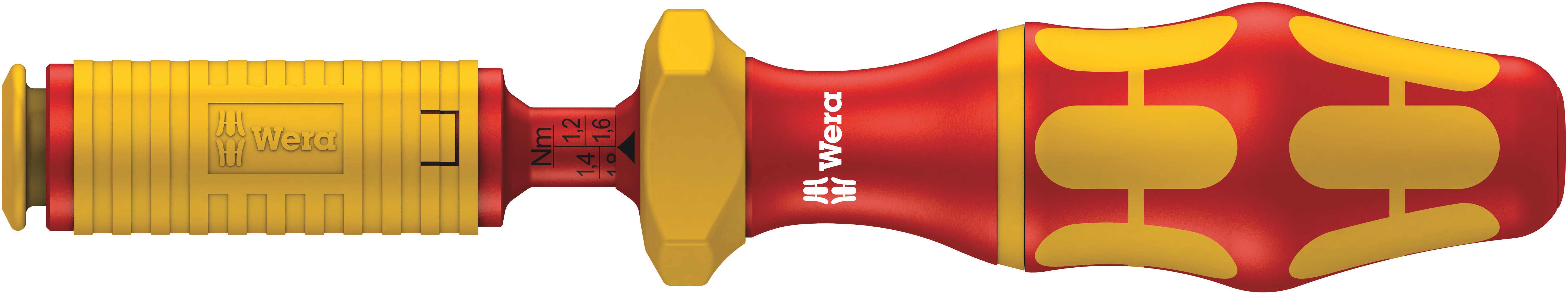Wera Adjustable Torque Screwdriver, 1.7 To 3.5 Nm, 9 mm Drive, ±6 % Accuracy, RSCAL