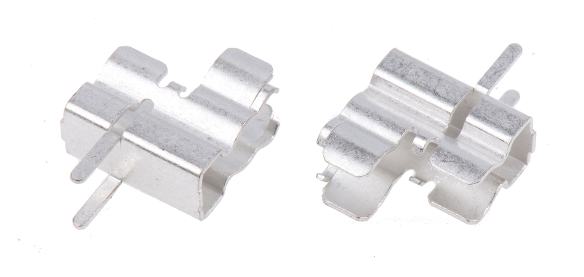 Schurter OG (Clip) 5x20 / 6.3x32 Tin Plated Brass, PCB Fuse Clip for 6.3 x 32 mm Fuse-Link Fuse