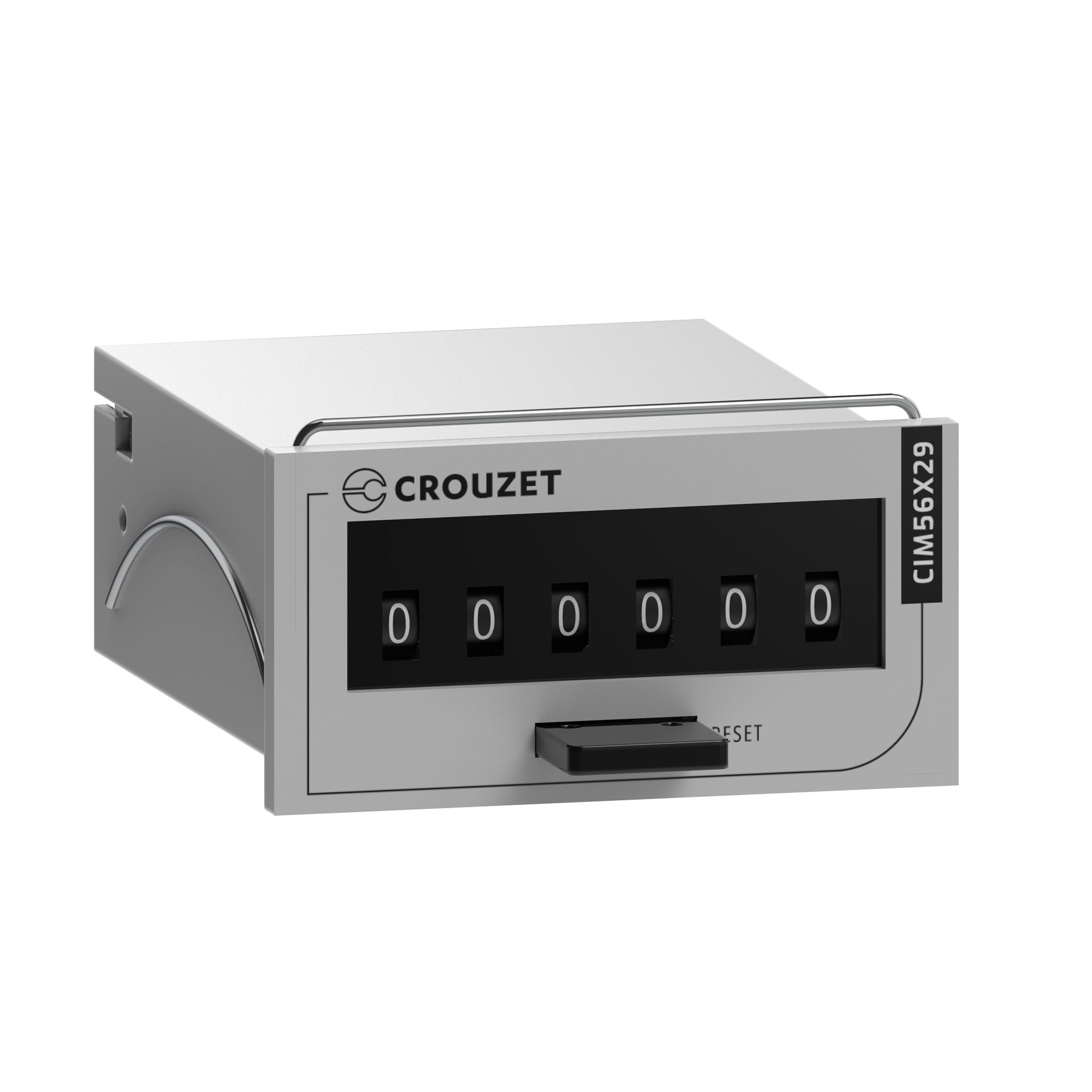Crouzet CIM Impulse Counter, 6 Digit Mechanical, 110 V dc