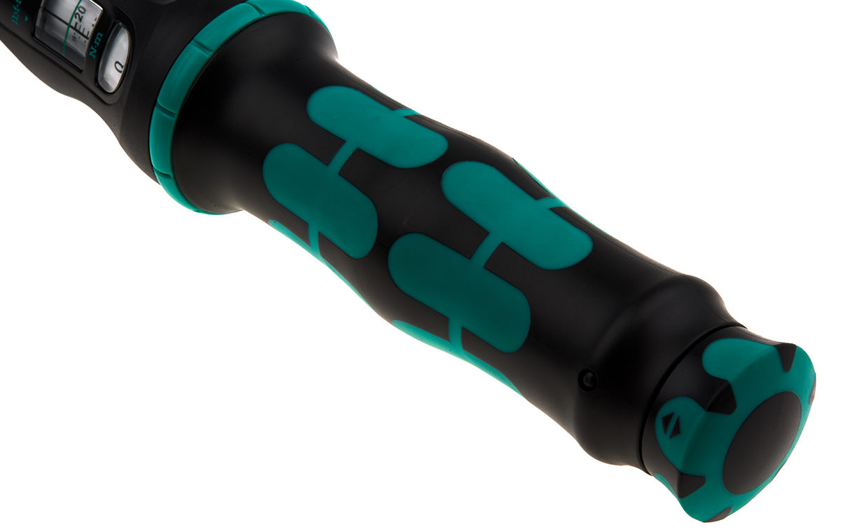 075611 Wera Click-Torque B 2 Click Torque Wrench, 20 To 100 Nm, 3/8 in Drive, Square Drive, 405mm Overall, RSCAL