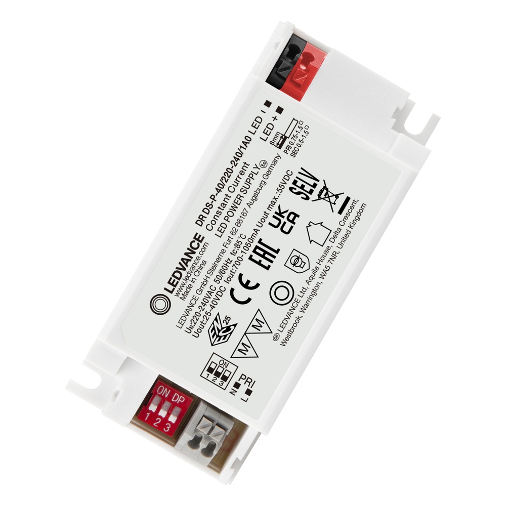 LEDVANCE LED Driver, 40V Output, 40 W Output, 1050mA Non-Dimmable