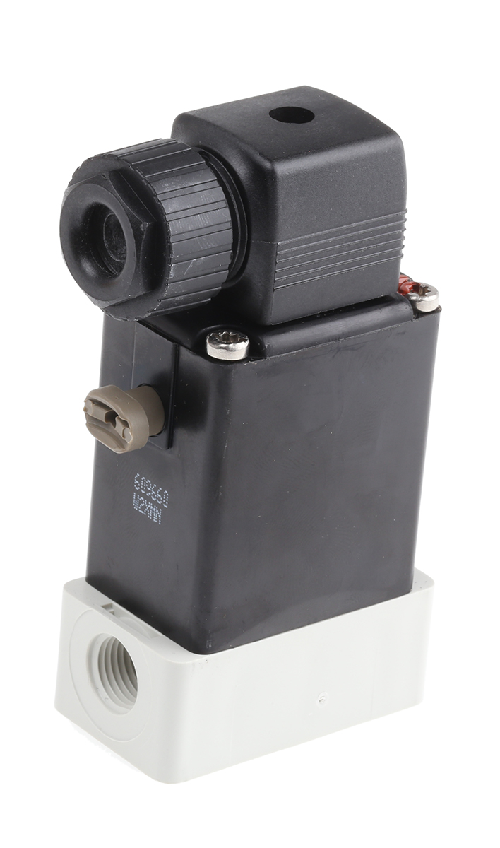 Burkert Solenoid Valve 078559, 3 Port, NO/NC, 230V ac 1/4 in G, 6.35 mm