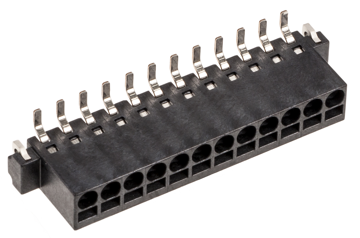 HARTING Har-Flexicon Series PCB Terminal Block, 12-Contact, 2.54mm Pitch, Surface Mount, 1-Row, Screw Termination