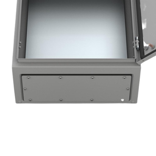 nVent HOFFMAN AF Series RAL 7035 Mild Steel Gland Plate, 342mm W, 1mm L for Use with Enclosures