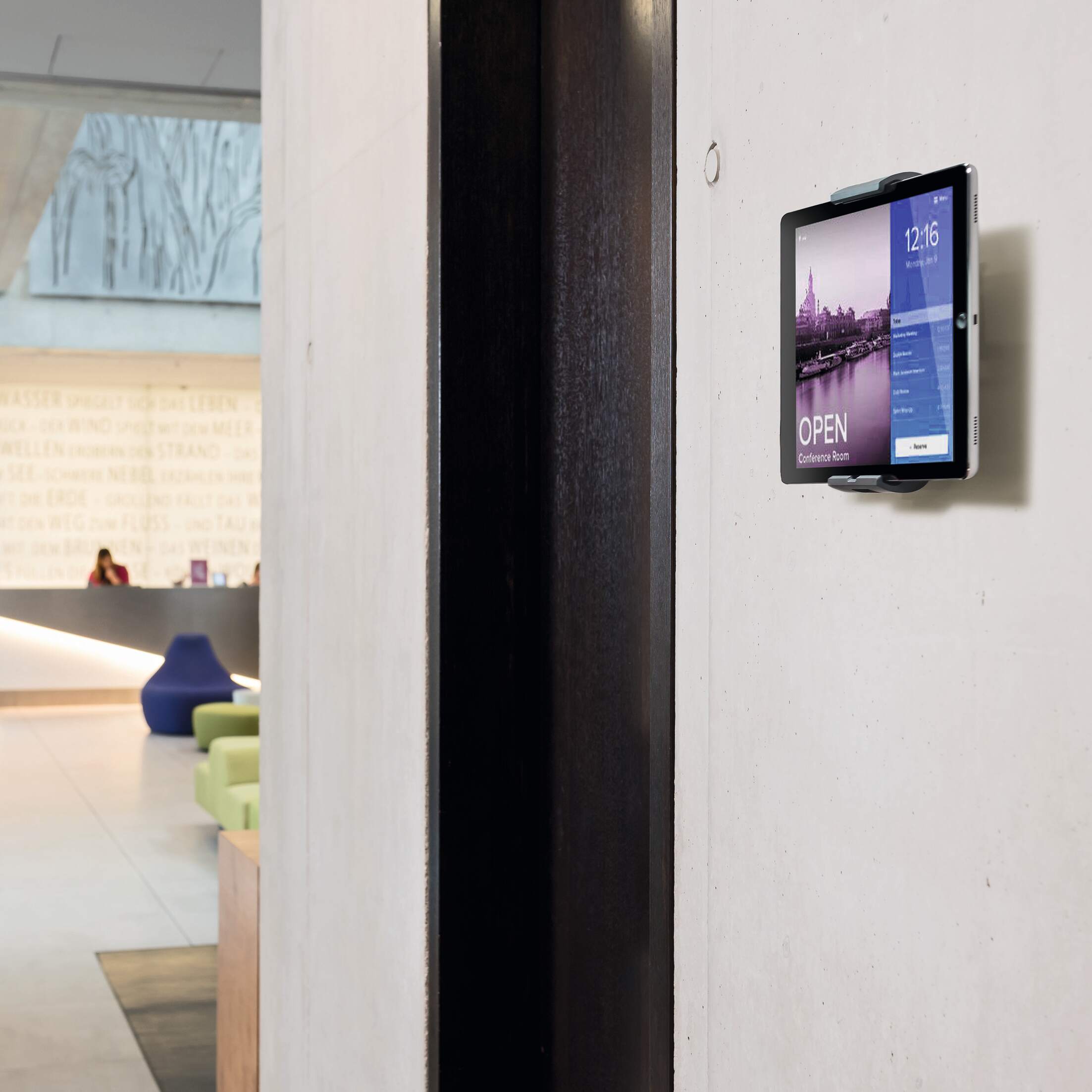 893323 Durable Wall Mounting Tablet Holder for 1 x Screen