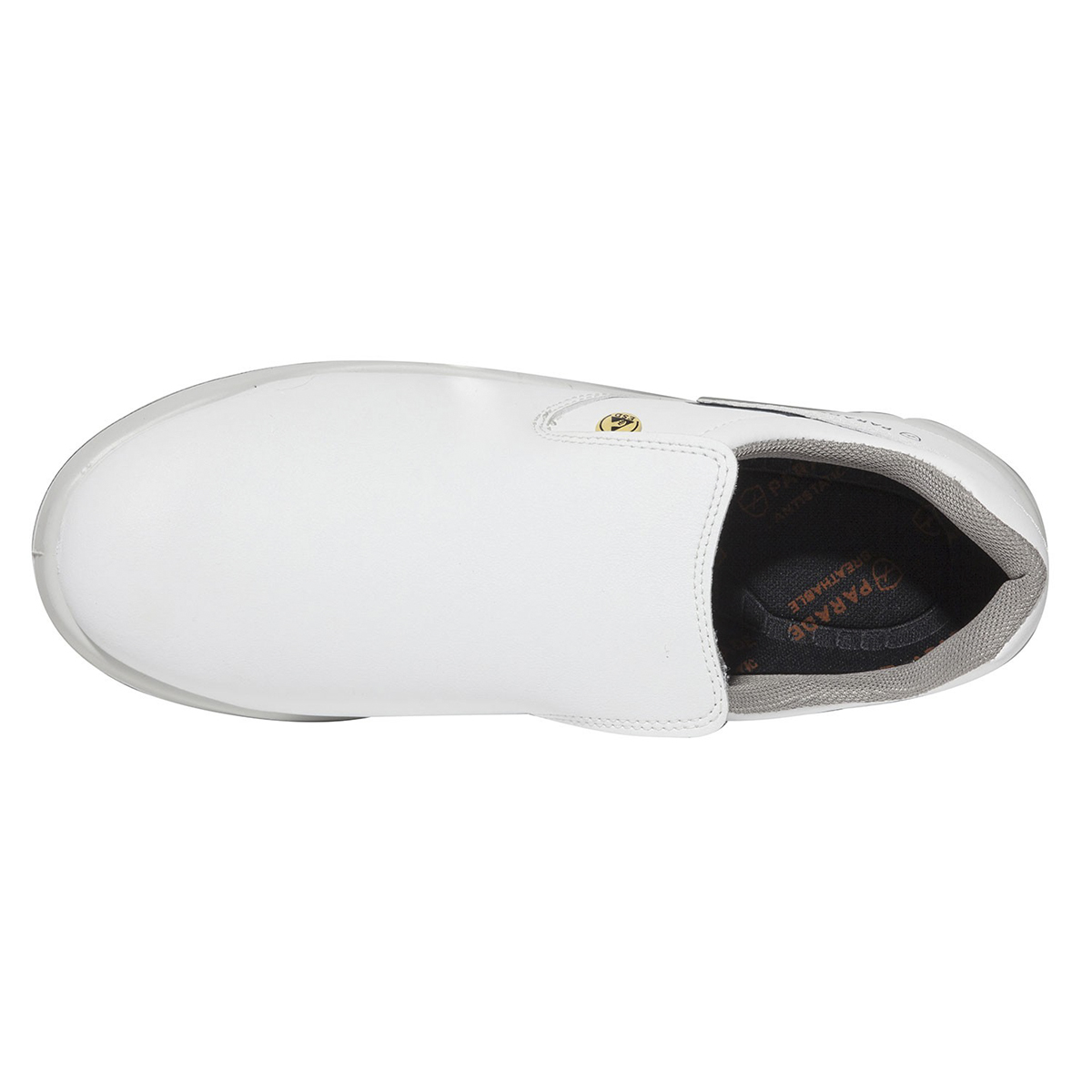 07jakaro9890pt41 Parade Jakaro Unisex Black, White Stainless Steel Low Safety Shoe, UK 7, EU 41