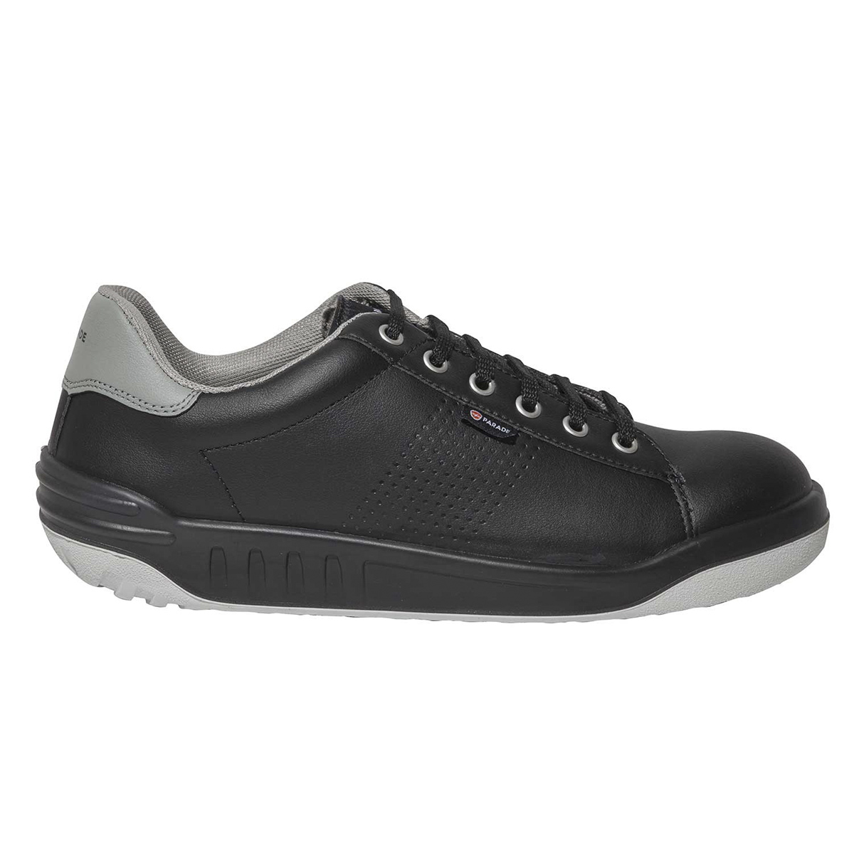 Parade Jamma Unisex Black, Grey Stainless Steel Safety Trainer, UK 3, EU 36