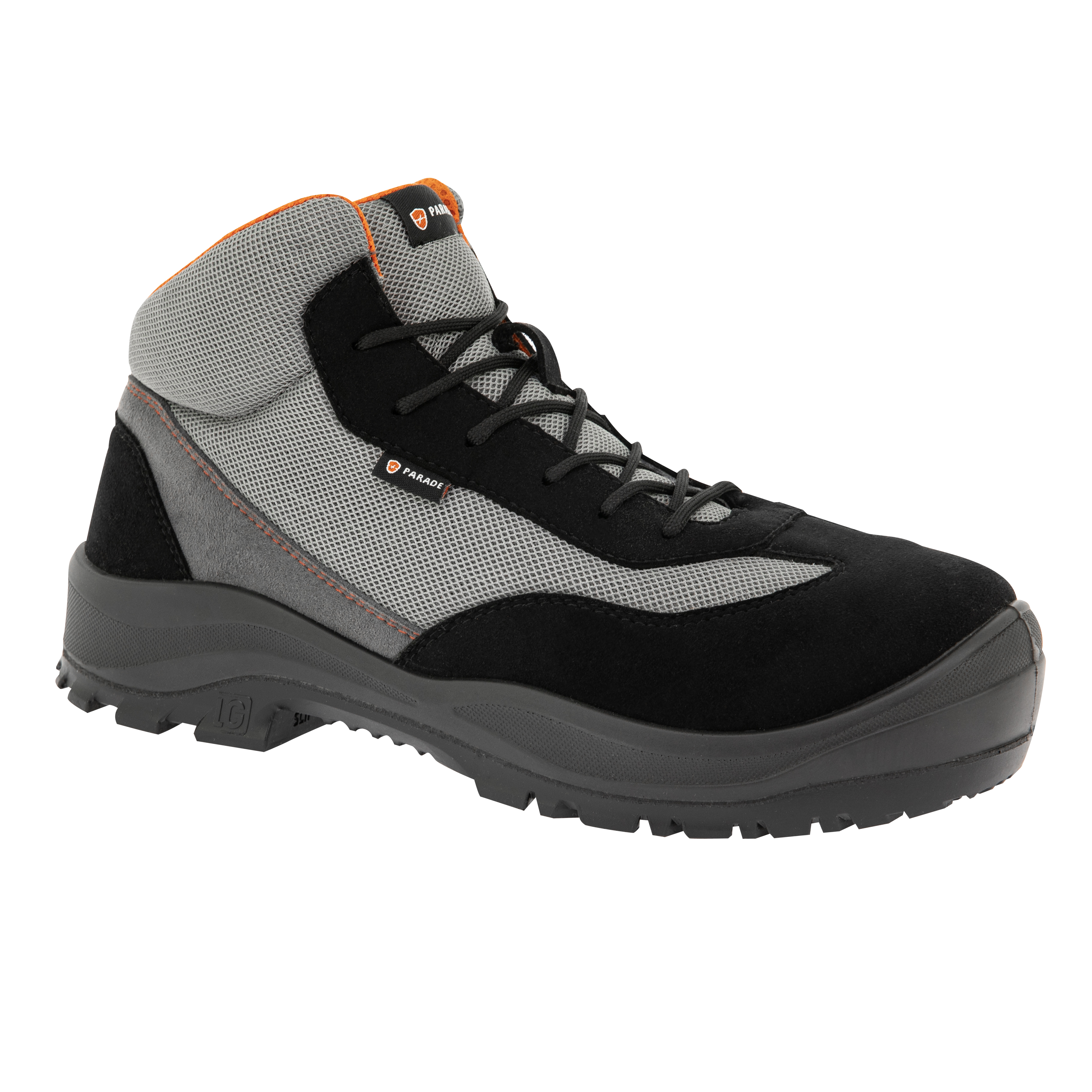 Parade PARULO Unisex Black, Grey Composite Safety Trainer, UK 6.5, EU 40