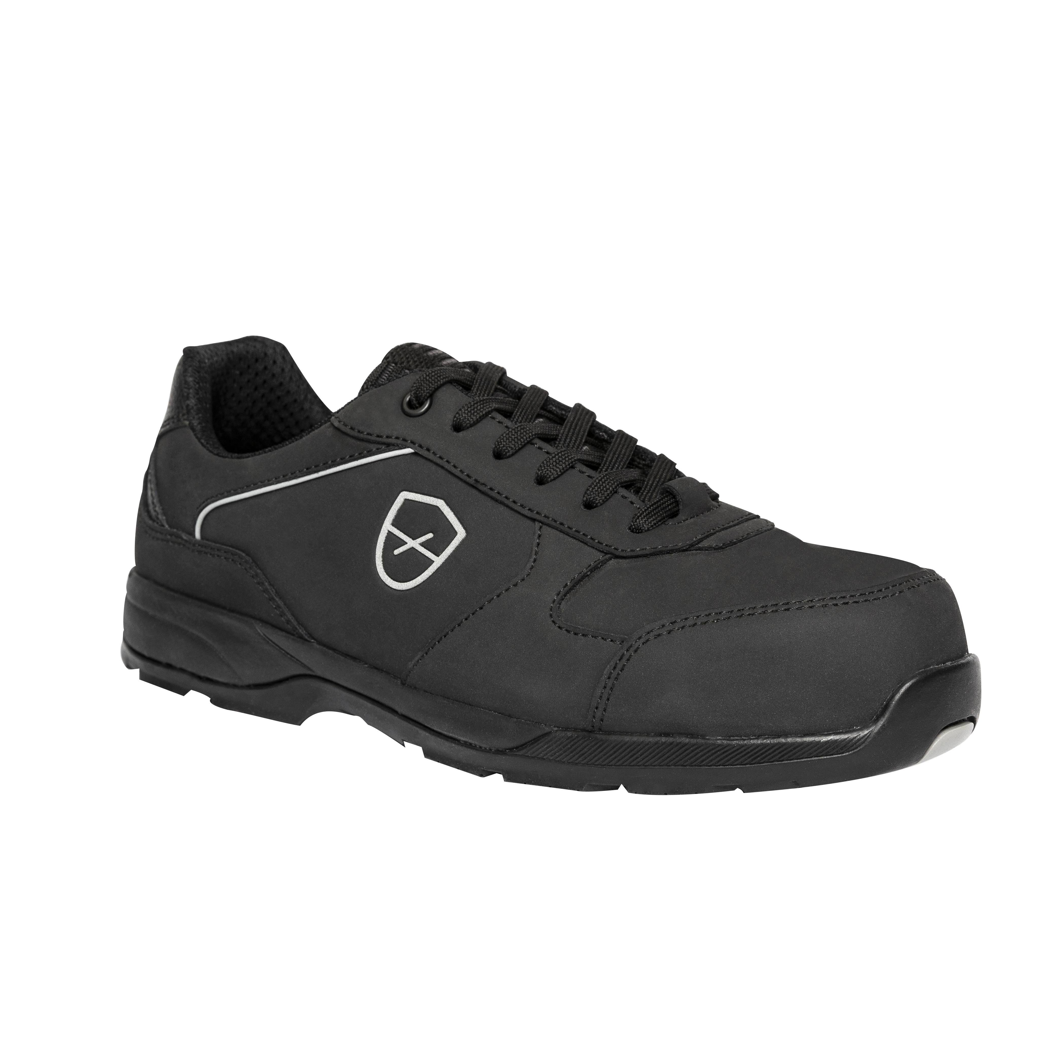 07romane9824pt46 Parade Romane Unisex Black Composite Safety Trainer, UK 11, EU 46