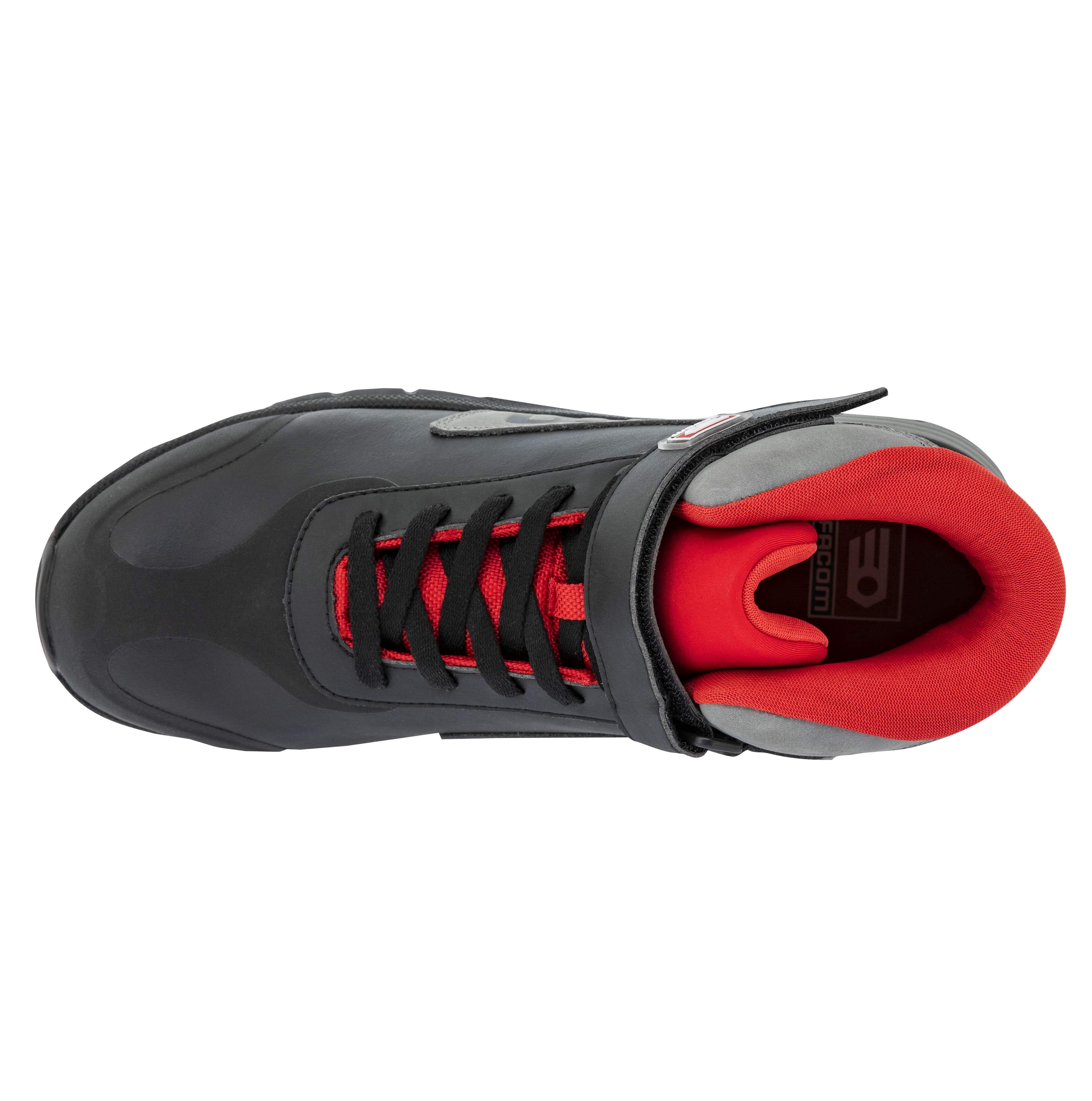 07shikan2834pt35 Parade Shikan Unisex Black, Grey, Red Composite Safety Shoes, UK 2, EU 35