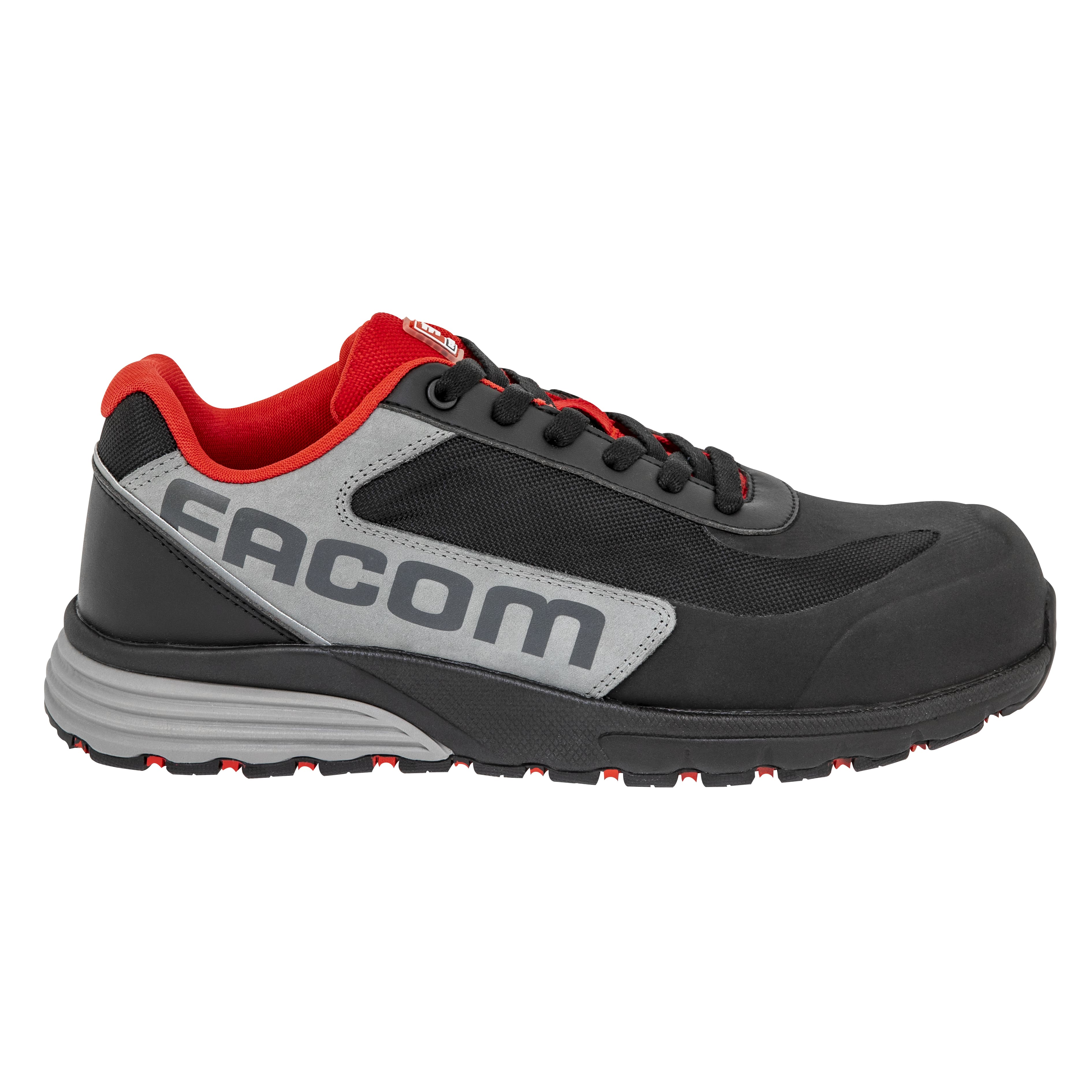 Parade SUZUKA Unisex Black, Grey, Red Composite Safety Shoes, UK 6.5, EU 40