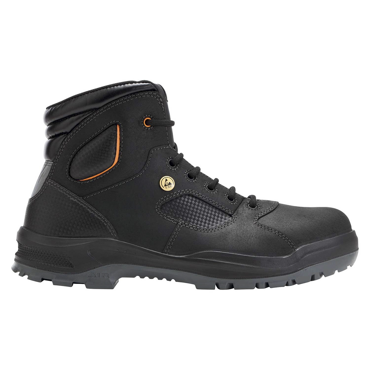 Parade Tyrola Black Composite Toe Capped Unisex Ankle Safety Boots 8, EU 42 EN ISO 20345:2011