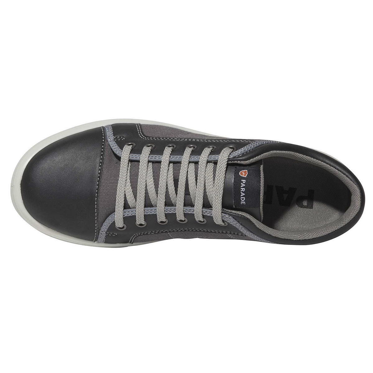 07vance883545 Parade Vance Unisex Black Stainless Steel Safety Trainer, UK 10.5, EU 45