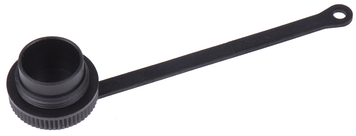 binder 723 Male/Female Dust Cap IP54, IP67 Rated, with Black Chromium Plated, Nickel Plated Finish, Polyamide 66, Copper