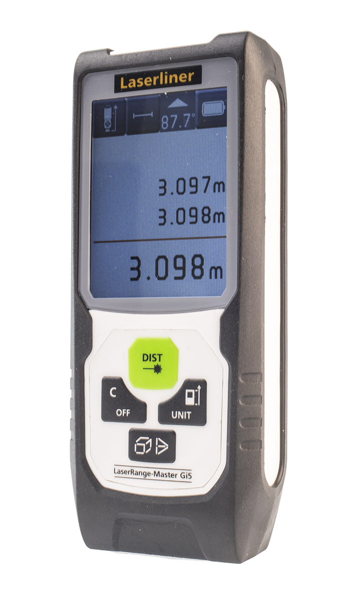 Laserliner Laser Measure, 0.05 to 50 m Range, ±2 mm Accuracy