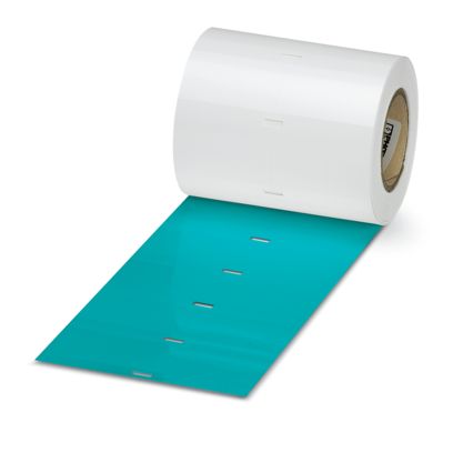 Phoenix Contact Pastel Turquoise Label Roll, 50 mm Width, 500 Per Roll Qty, 26 mm