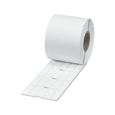 Phoenix Contact White Cable Labels, 12.7 mm Width, 4000 Per Roll Qty, 36.5 mm