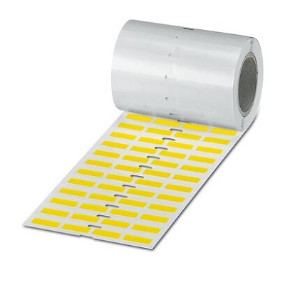 Phoenix Contact Yellow Label Roll, 20 mm Width, 2500 Per Roll Qty, 8 mm