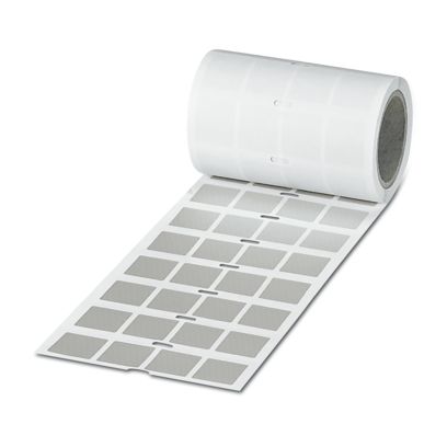 Phoenix Contact Silver Adhesive Device Marking Label Sheet, Pack of 1 Per Pack