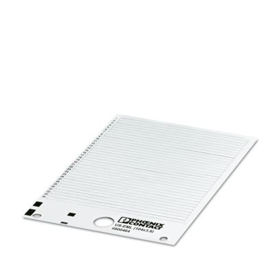 Phoenix Contact White on White Cable Labels, 3.8 mm Length, 104 mm Width, 3.8 mm Label Length, 104 mm Label Width