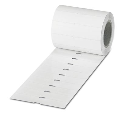 Phoenix Contact White Label Roll, 25.4 mm Width, 2500 Per Roll Qty, 12.7 mm