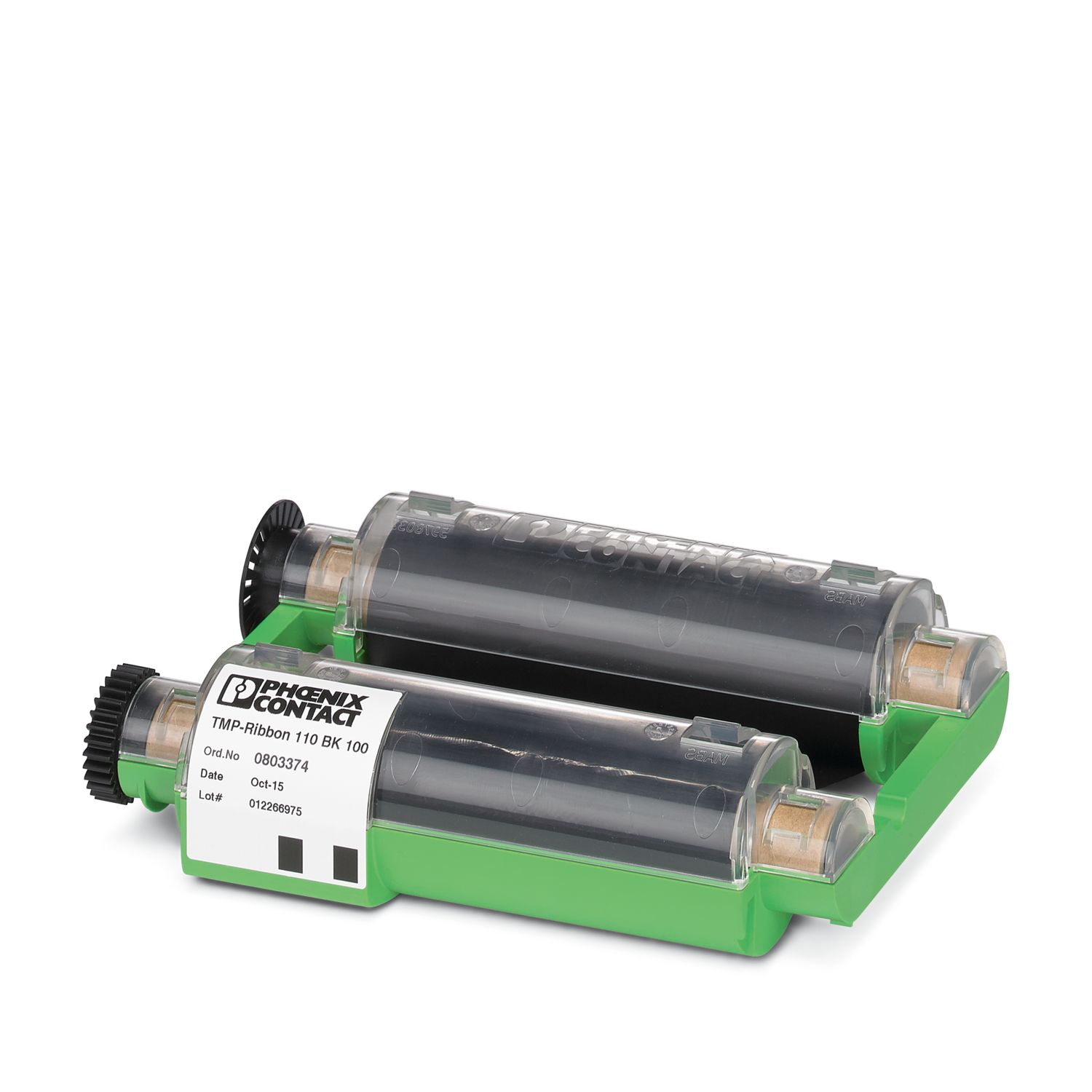 Phoenix Contact 0803374 Black Label Printer Ribbon, 110 mm Width