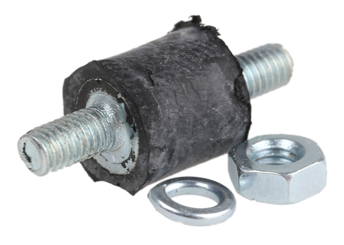 FIBET Fibet M3 x 6 mm Anti-Vibration Mount, Male to Male Bobbin with 4.8 daN Compression Load