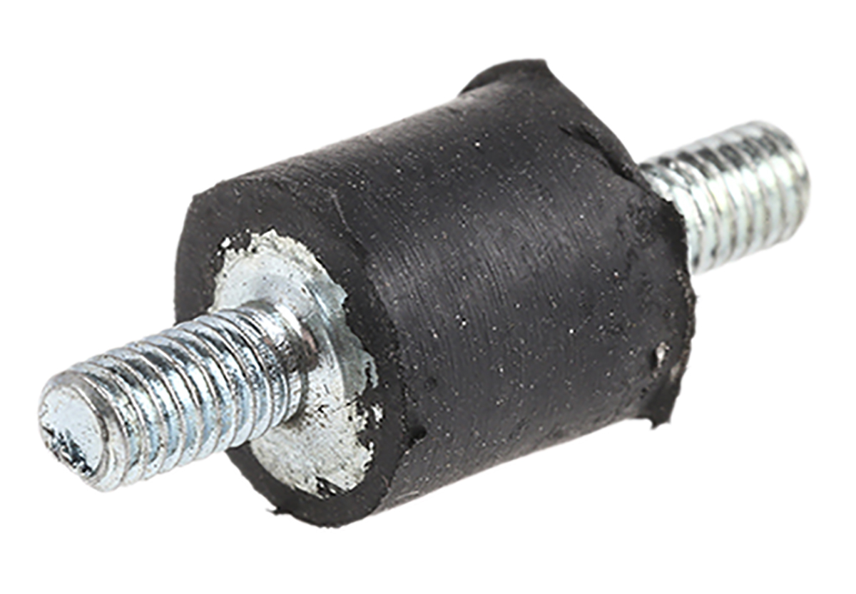FIBET Fibet M3 x 6 mm Anti-Vibration Mount, Male to Male Bobbin with 8.8 daN Compression Load