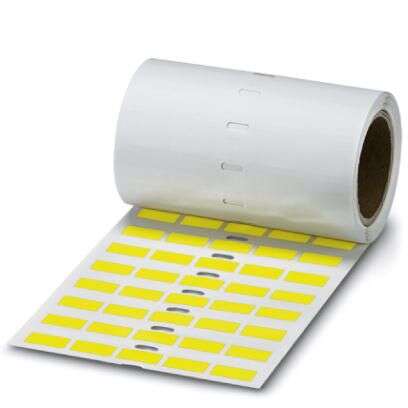 Phoenix Contact Black on Yellow Label, 8 m Length, 17.5 mm Width, 8 mm Label Length, 17.5 mm Label Width
